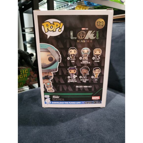 Funko Pop Loki Season 2 Mobius In TVA Temporal Core Suit #1313 Protective Case - Picture 3 of 6